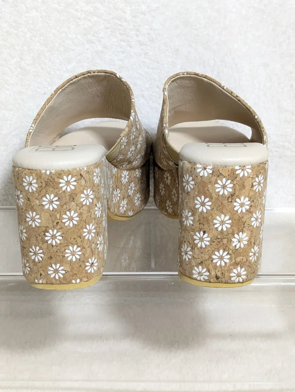 Womens Beach By Matisse Floral Cork Platform Slip On Sandals Summer Festival  6